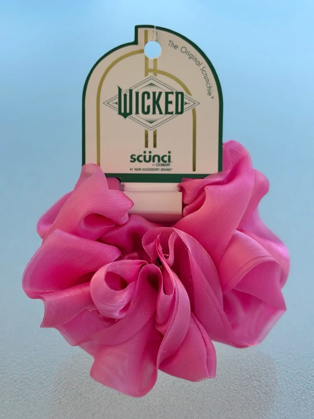 Wicked Glinda Bright Pink Double-Layered Jumbo Scrunchie by Scunci